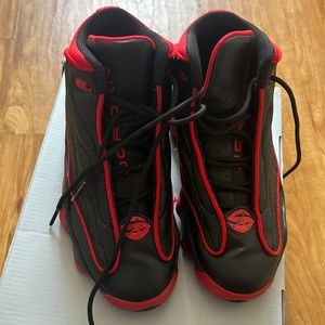 Kids Red & Black Nike Jordan-Size 5.5 Y